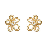 [LUXE] FLOWERLACE EARRING 5 DIAMONDS