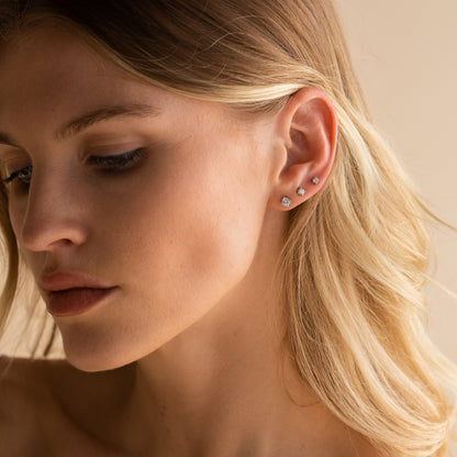 Juego de pendientes de diamantes Booker