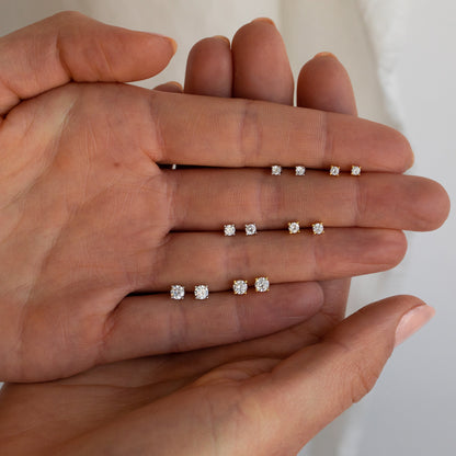 Juego de pendientes de diamantes Booker