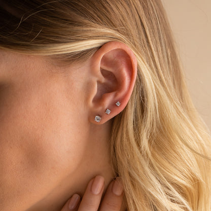 Juego de pendientes de diamantes Booker