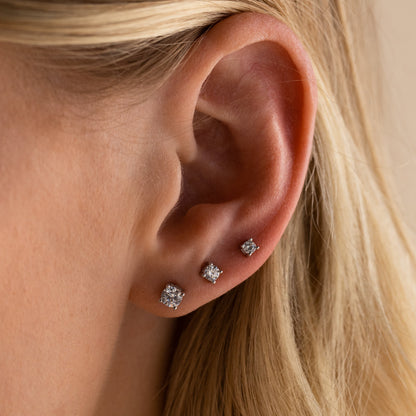 Juego de pendientes de diamantes Booker