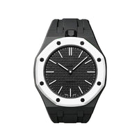 Oak Pop Exclusive Black Silicone Strap