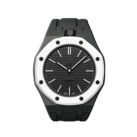 Oak Pop Exclusive Black Silicone Strap