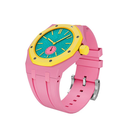 Royal Oak Pop Exclusive Bioceramic Case & Silicone Strap Pure Color