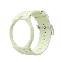 Oak Pop Exclusive Creamy Yellow Silicone Strap