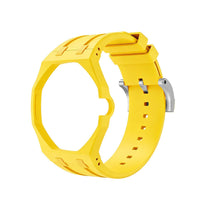 Oak Pop Exclusive Yellow Silicone Strap