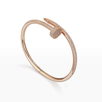 [LUXE]PULSERA JUSTE 3.5MM TODO DIAMANTES