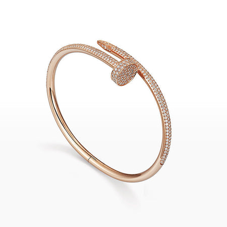 [LUXE]PULSERA JUSTE 3.5MM TODO DIAMANTES