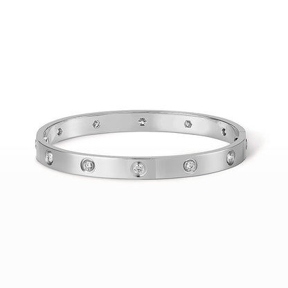 [LUXE] LOVE BRACELET 6.1MM 10 DIAMONDS