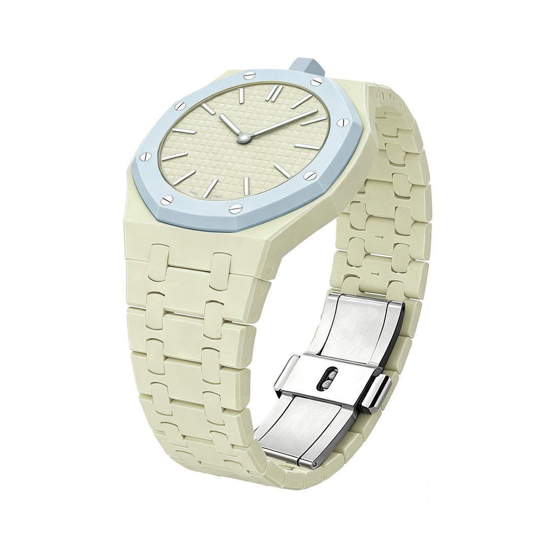 Oak Pop Exclusive Creamy Yellow Bioceramic Strap