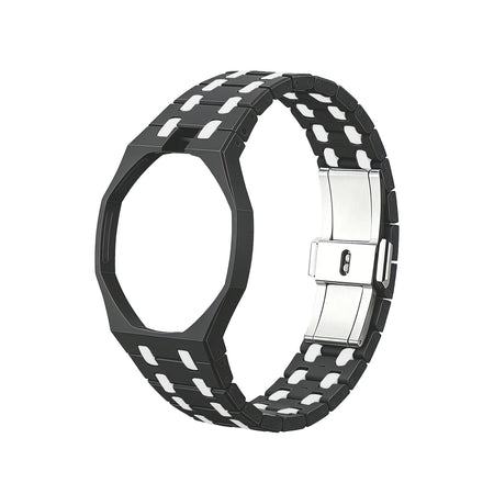 Oak Pop Exclusive Black And White Bioceramic Strap