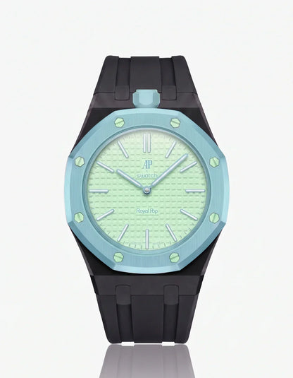 Silicone Strap & Case  Royal Pop  Blaue Acht(Customize  Colors)