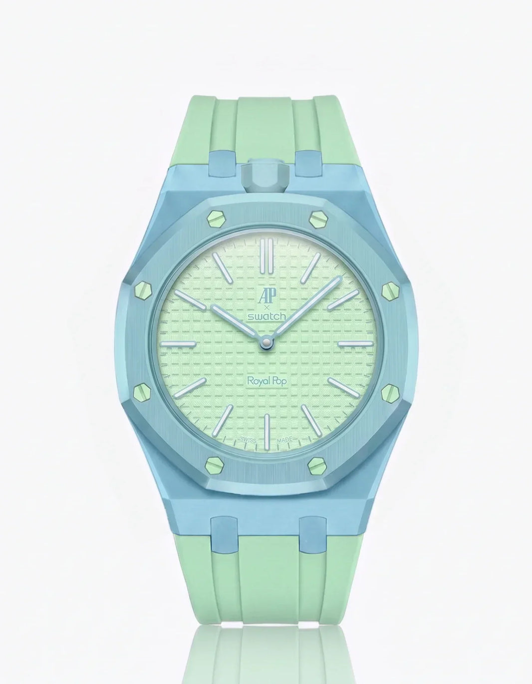Silicone Strap & Case  Royal Pop  Blaue Acht(Customize  Colors)