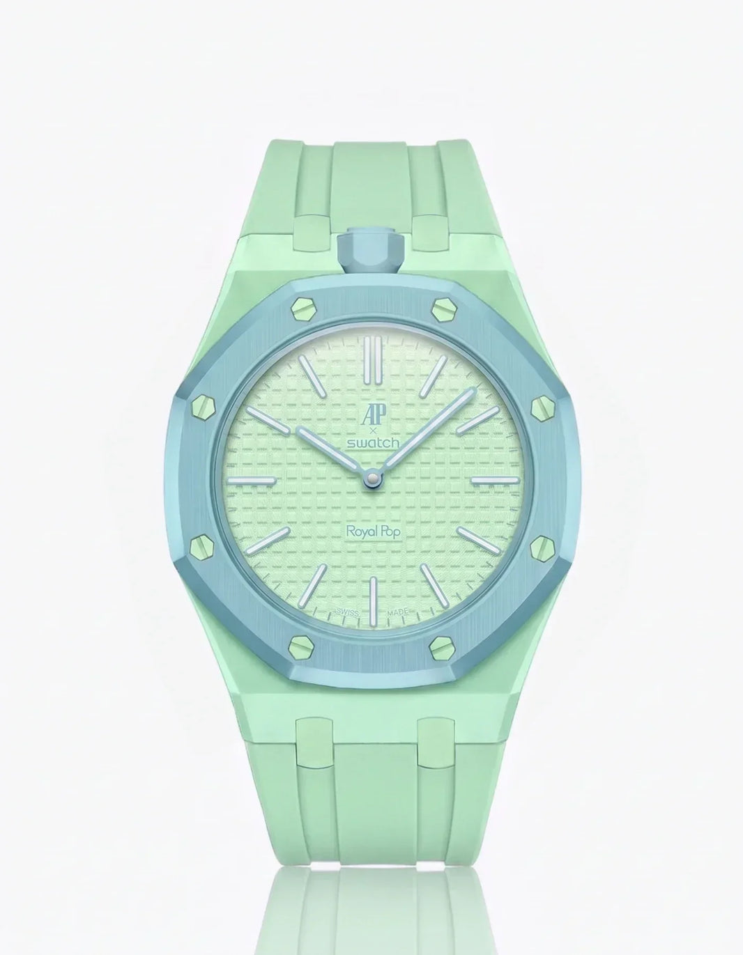 Silicone Strap & Case  Royal Pop  Blaue Acht(Customize  Colors)