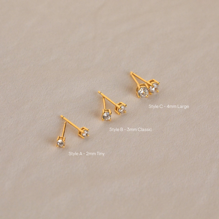 Juego de pendientes de diamantes Booker