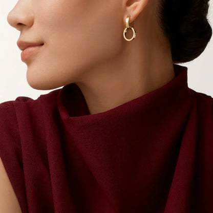 [LUXE] LOVE 3.3MM DANGLE EARRINGS
