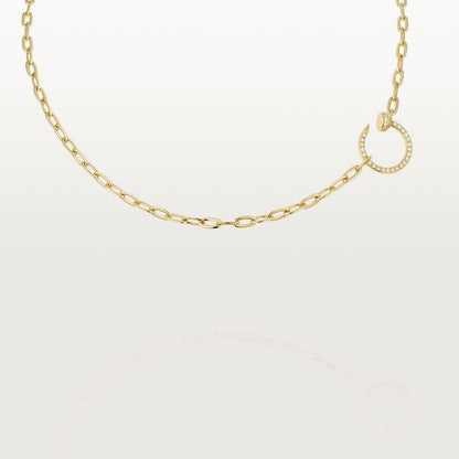 [LUXE] JUSTE NECKLACE FULL DIAMONDS