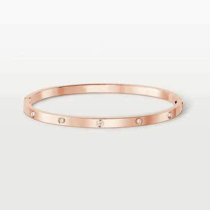 [LUXE]PULSERA LOVE 3,65 MM 10 DIAMANTES