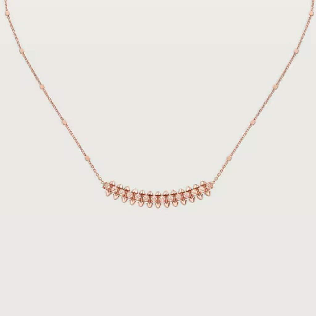[LUXE] CLASH  SMALL FULL DIAMOND NECKLACE