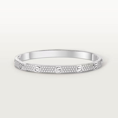 [LUXE] LOVE BRACELET 4.8MM DIAMOND-PAVED