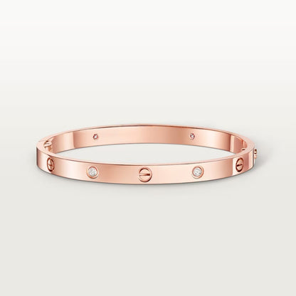 [LUXE] LOVE BRACELET 4.8MM 4 DIAMONDS