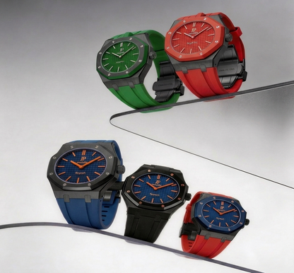 Royal Oak Pop Black Steel Case & Silicone Strap