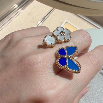 [LUXE]2026 NEW STYLE LUCKY SPRING BUTTERFLY OPEN-FACE RINGS