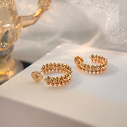 [LUXE]CLASH PENDIENTES DE ARO PEQUEÑOS