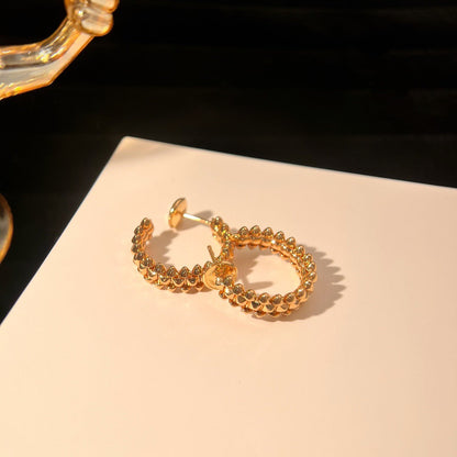 [LUXE]CLASH PENDIENTES DE ARO PEQUEÑOS