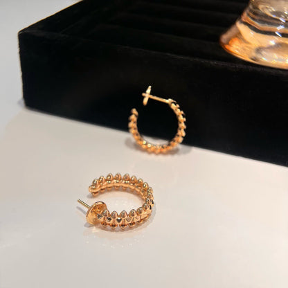 [LUXE]CLASH PENDIENTES DE ARO PEQUEÑOS
