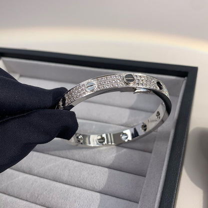 [LUXE] LOVE BRACELET 6.1MM DIAMOND-PAVED CERAMIC