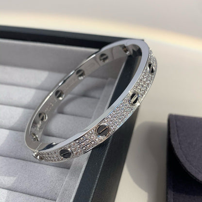 [LUXE] LOVE BRACELET 6.1MM DIAMOND-PAVED CERAMIC