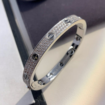 [LUXE] LOVE BRACELET 6.1MM DIAMOND-PAVED CERAMIC