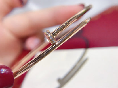 [LUXE]PULSERA JUSTE 2.5MM DIAMANTES