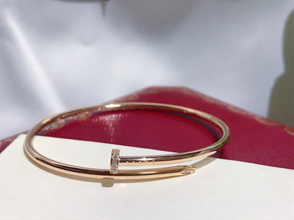 [LUXE]PULSERA JUSTE 2.5MM DIAMANTES