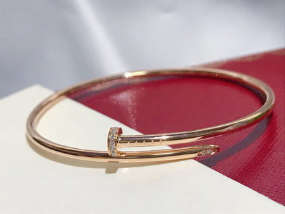 [LUXE]PULSERA JUSTE 2.5MM DIAMANTES