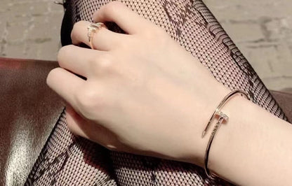 [LUXE]PULSERA JUSTE 2.5MM DIAMANTES