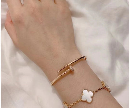 [LUXE]PULSERA JUSTE 2.5MM DIAMANTES