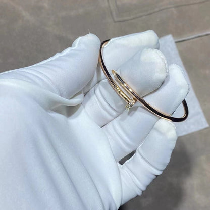 [LUXE]PULSERA JUSTE 2.5MM DIAMANTES