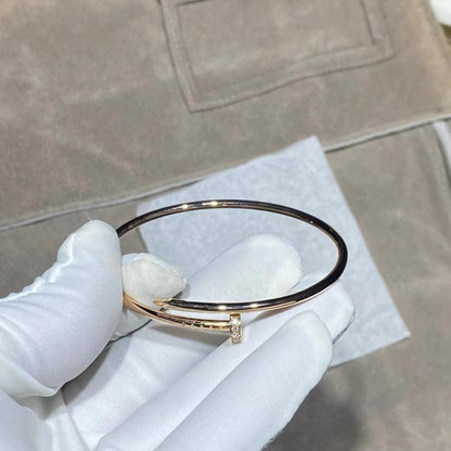 [LUXE]PULSERA JUSTE 2.5MM DIAMANTES