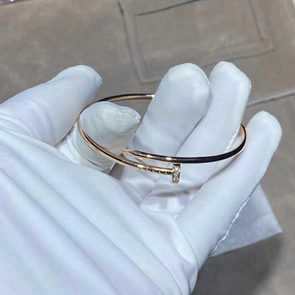 [LUXE]PULSERA JUSTE 2.5MM DIAMANTES
