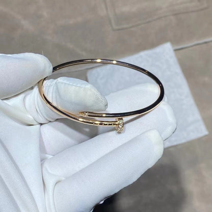 [LUXE]PULSERA JUSTE 2.5MM DIAMANTES