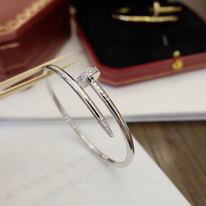 [LUXE]PULSERA JUSTE 3.5MM DIAMANTES