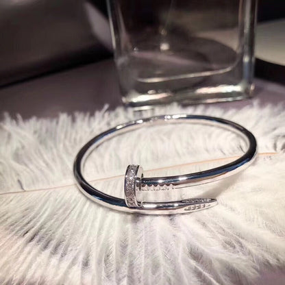 [LUXE]PULSERA JUSTE 3.5MM DIAMANTES