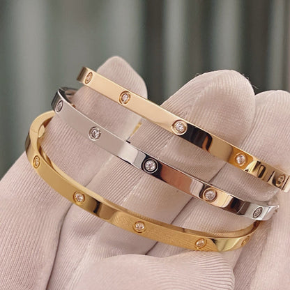 [LUXE] LOVE BRACELET 3.65MM 10 DIAMONDS
