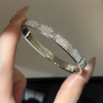 [LUXE] LOVE BRACELET 6.1MM DIAMOND-PAVED