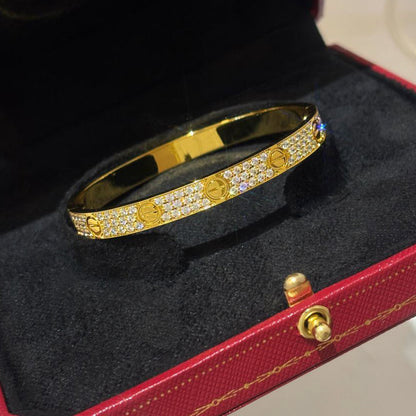 [LUXE] LOVE BRACELET 6.1MM DIAMOND-PAVED