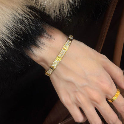 [LUXE] LOVE BRACELET 6.1MM DIAMOND-PAVED