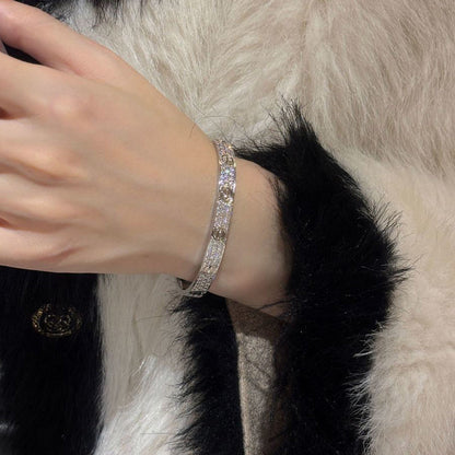 [LUXE] LOVE BRACELET 6.1MM DIAMOND-PAVED