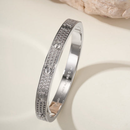 [LUXE] LOVE BRACELET 6.1MM DIAMOND-PAVED
